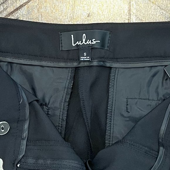 NWT Lulus High Waisted Wide Leg Slacks - S - Picture 2 of 2